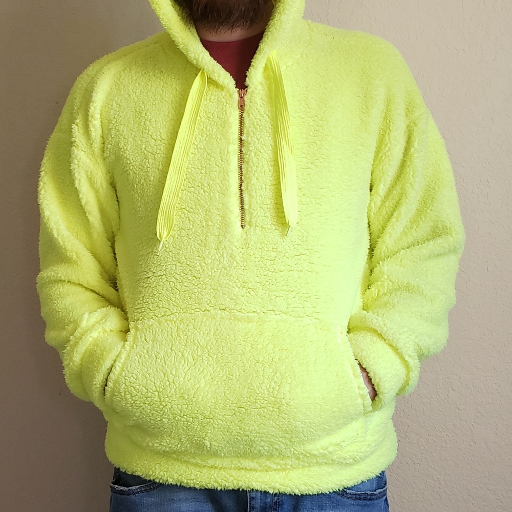 Fuzzy heart & hips sweater